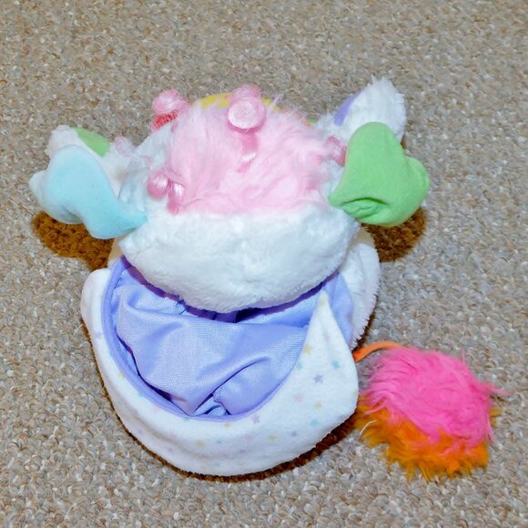 Vintage 1986 Mattel Popples TCFC 11" Baby Bibsy Popple Plush Doll - Picture 6 of 13